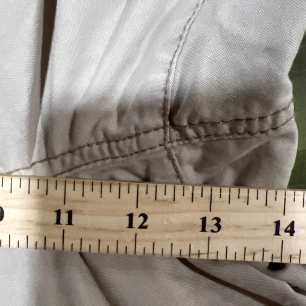 Eddie Bauer Convertible Zip Off Cargo Pants Mens 44x30 Khaki 3-in-1 Gorpcore